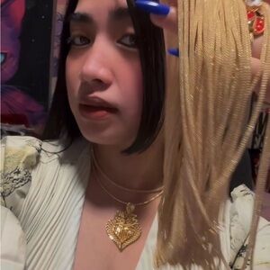 BEST SELLER Italian Mesh Necklace 925 Sterling Silver 18K Gold Plated Swarovski